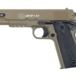 Pistolet ASG Cybergun Colt 1911A1 HPA Metal Slide – tan 1